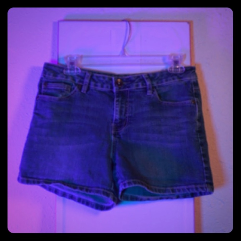 Denim shorts